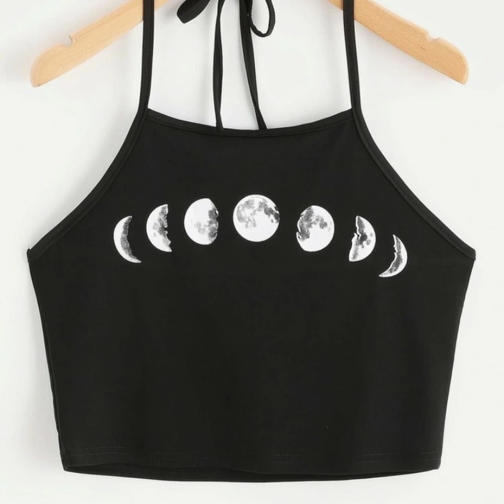🌒 Moon Phase Halter Top 🌒